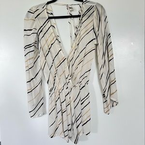 Faithfull the brand beach cover up romper size small